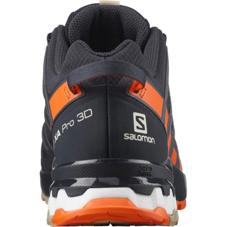 Black / Orange Salomon Xa Pro 3d V8 GTX Men's Trail Running Shoes | PH 23147X